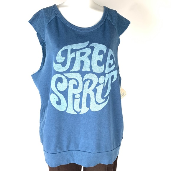 Junk Food Clothing Tops - Junk Food  Free Spirit Muscle Sweat Shirt XXL